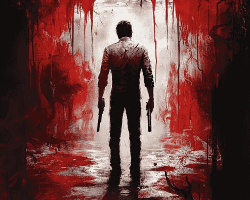 Evil Within Movie Poster Diamond Painting