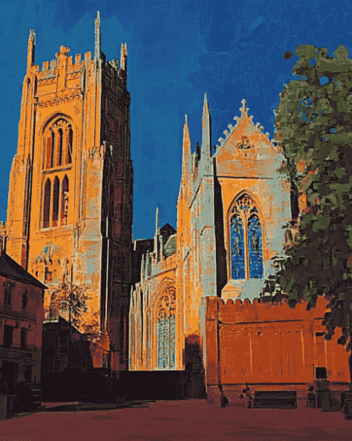 Exeter Cathedral Elegance Diamond Painting