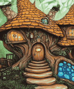 Fairy House Fantasy Diamond Painting