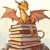 Fantasy Dragon Book Diamond Painting