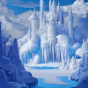 Fantasy Ice Palace Animation Diamond Painting