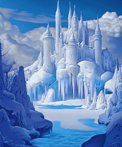 Fantasy Ice Palace Animation Diamond Painting