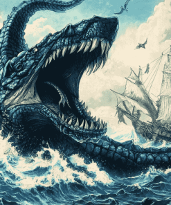 Fantasy Sea Serpent Diamond Painting