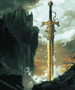 Fantasy Sword Adventure Diamond Painting