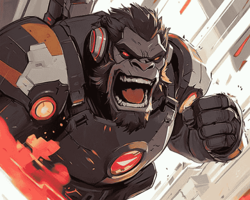 Fantasy Winston Overwatch Diamond Painting