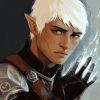 Fenris Dragon Age Character Diamond Painting