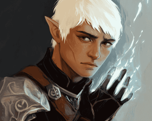 Fenris Dragon Age Character Diamond Painting