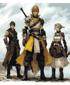 Final Fantasy XIV Online Adventure Diamond Painting