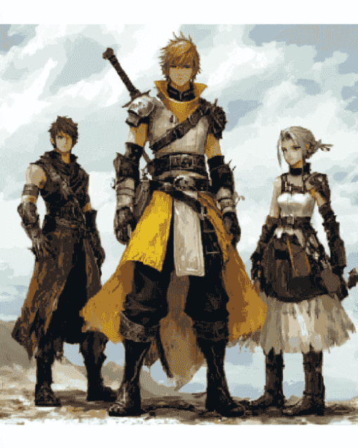 Final Fantasy XIV Online Adventure Diamond Painting