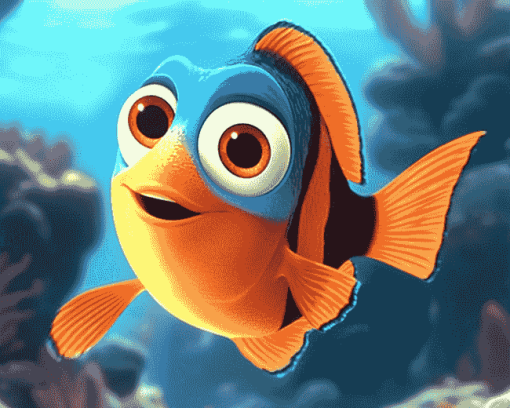 Finding Dori Cartoons Diamond Painting