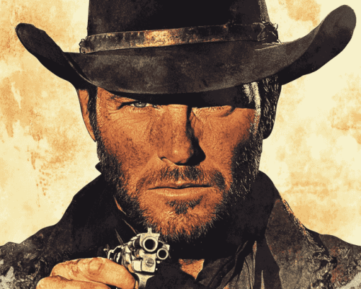 Fistful Of Dollars Film Diamond Painting