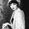 Flapper Woman Black and White Diamond Painting