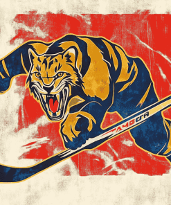 Florida Panthers Ice Hockey Diamond Painting