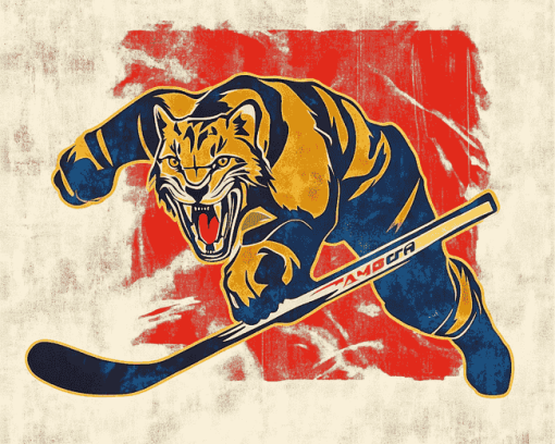 Florida Panthers Ice Hockey Diamond Painting