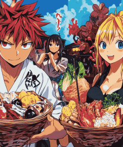 Food Wars Anime Diamond Painting