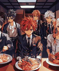 Food Wars Anime Diamond Painting