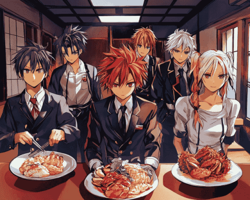 Food Wars Anime Diamond Painting