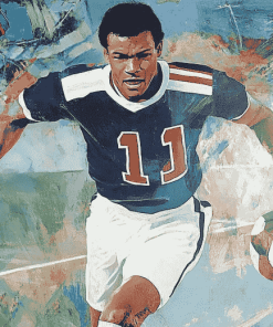 Football Legend Gale Sayers Diamond Painting