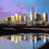 Fort Worth Skyline Art Diamond Painting