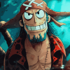 Franky Straw Hat Pirate Animation Diamond Painting