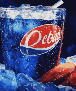 Frozen Pepsi Beverage Diamond Painting