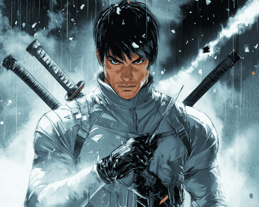 GI-Joe Storm Shadow Animation Diamond Painting