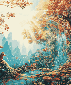 Garden Of Eden Fantasy Diamond Painting