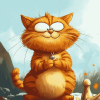 Garfield Cartoon Cat Diamond Painting