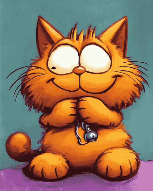 Garfield Cartoon Cat Diamond Painting