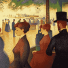 George Seurat Ladies Diamond Painting