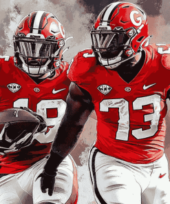 Georgia Bulldogs Football Stars Diamond Painting