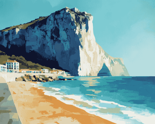 Gibraltar Beaches Diamond Painting