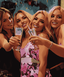 Girls Night Out Film Diamond Painting