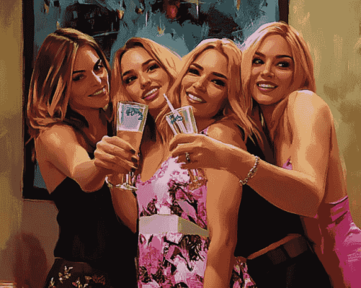 Girls Night Out Film Diamond Painting