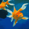 Gold Carp Fish Diamond Painting