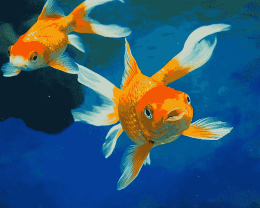 Gold Carp Fish Diamond Painting