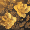 Golden Blossoms Diamond Painting