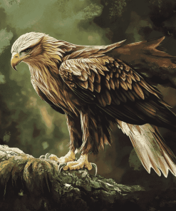 Golden Eagle Birds Diamond Painting