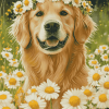 Golden Retrievers Puppy Diamond Painting