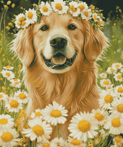 Golden Retrievers Puppy Diamond Painting