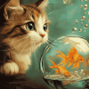 Goldfish Cats Diamond Painting