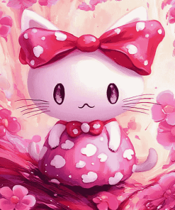 Gorgeous Hello Kitty Diamond Painting