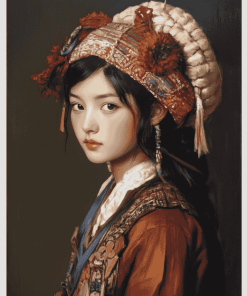 Gorgeous Tibetan Woman Diamond Painting