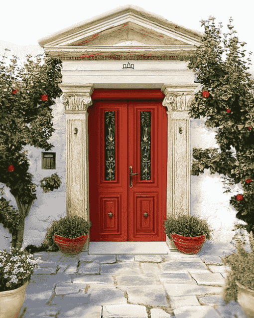 Greek Doors Diamond Painting