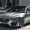 Grey Jaguar XF Luxury Diamond Painting