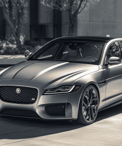 Grey Jaguar XF Luxury Diamond Painting