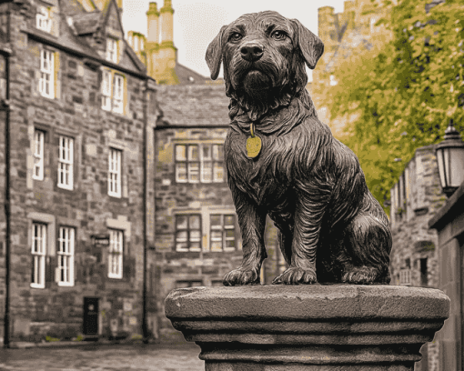 Greyfriars Bobby Statue Diamond Painting