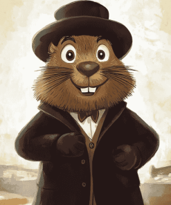 Groundhog Day Animation Diamond Painting