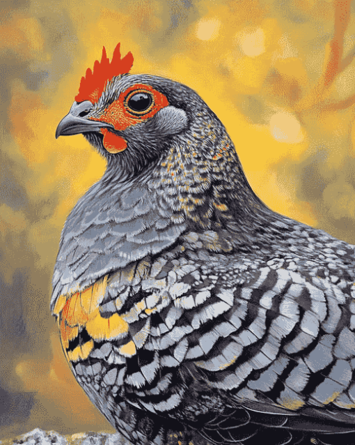 Grouse Bird Artistry Diamond Painting