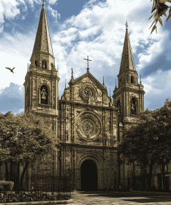 Guadalajara Cathedral Architecture Diamond Painting